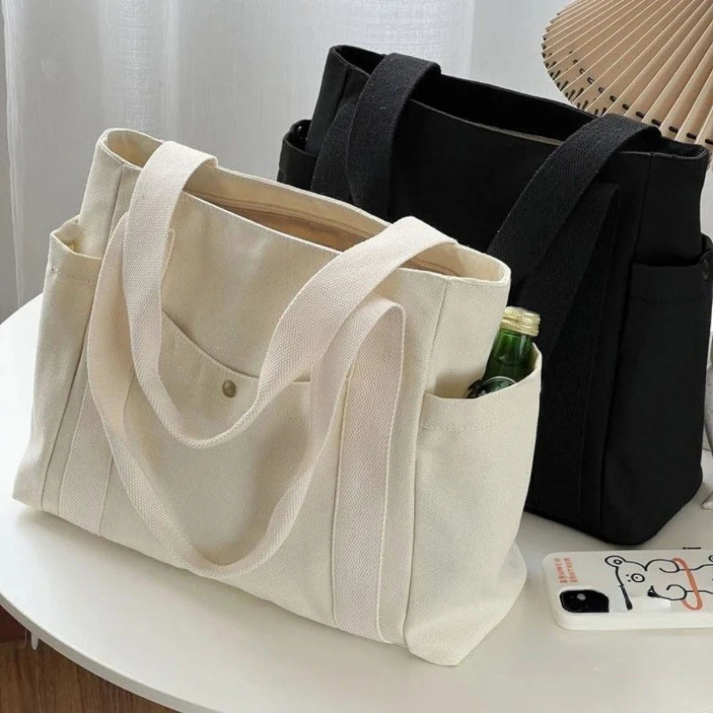 Large Travel Canvas Tote Bag