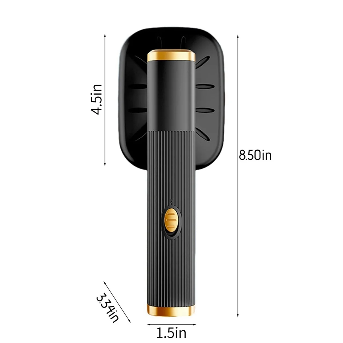 Experience Effortless Ironing Anywhere with Our Portable Travel Steamer - 180° Rotatable Handheld Mini Steam Iron in Sleek Black