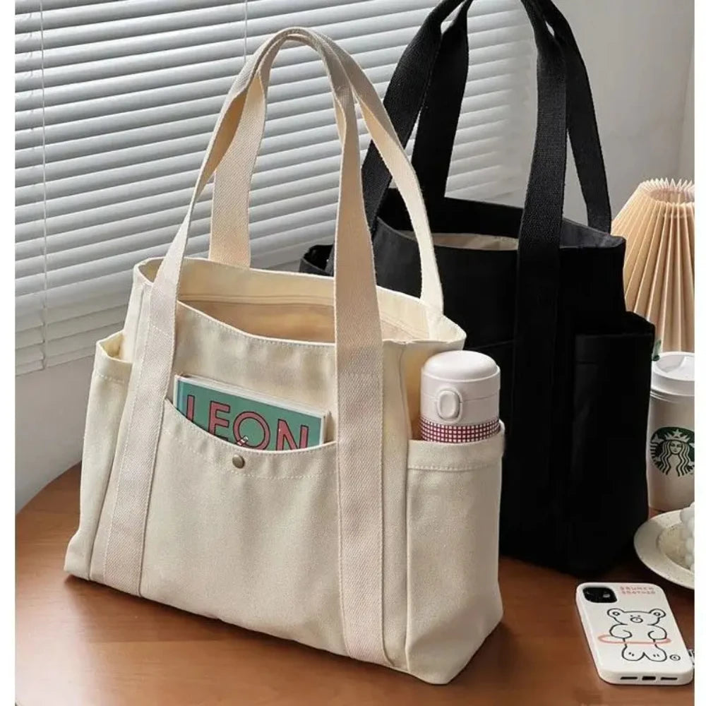 Large Travel Canvas Tote Bag