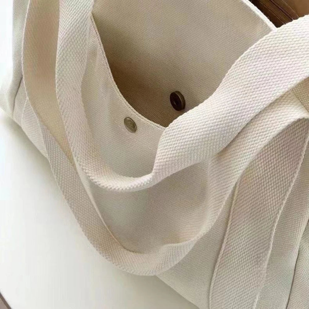 Large Travel Canvas Tote Bag 
