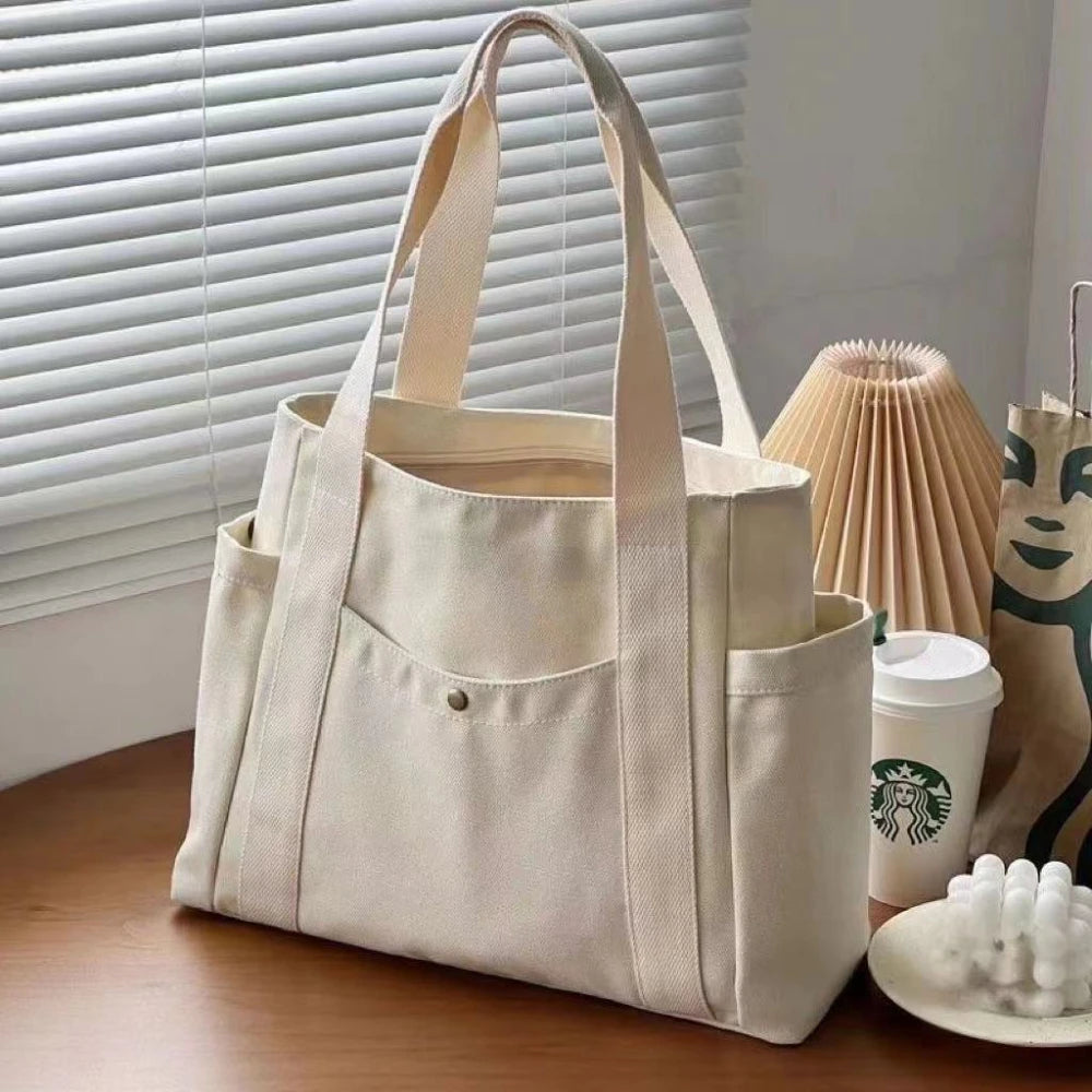 Large Travel Canvas Tote Bag 