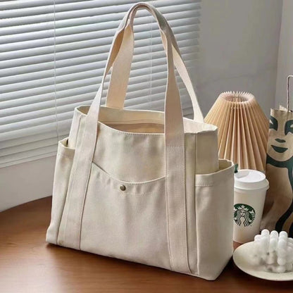 Large Travel Canvas Tote Bag 