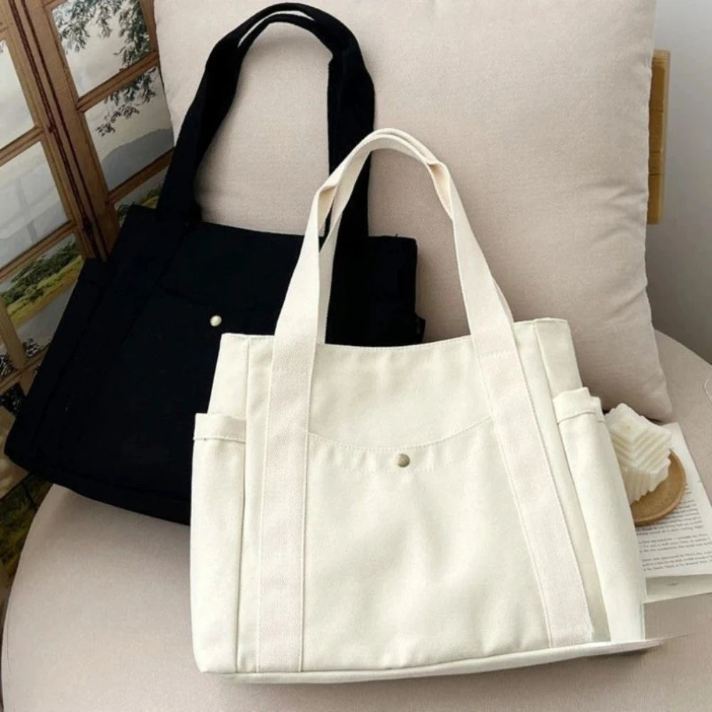 Large Travel Canvas Tote Bag 