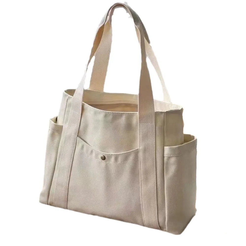 Large Travel Canvas Tote Bag 