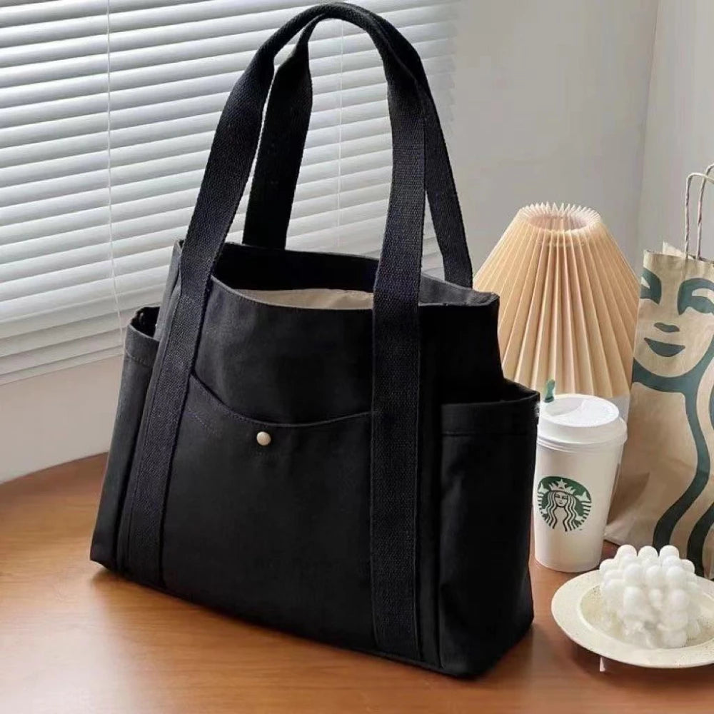 Large Travel Canvas Tote Bag 