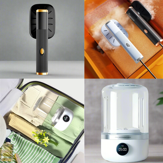 PORTABLE STEAM IRON + WASHING MACHINE